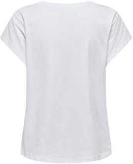 Only Play Alleen spelen T-shirt - maat M Wit