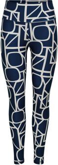 Only Play Font Logo High Waist Tight Dames navy - wit - M