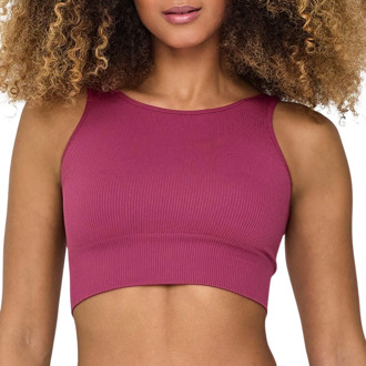 Only Play Jaia Life Lounge Seamless Cropped Sporttop Dames - M/L