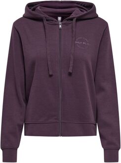 Only Play Joni Life Hooded FZ Loose Vest Dames - M