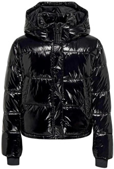 Only Premium Puffer Jas Only , Black , Dames - L,M