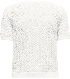 Only Pullover korte mouw 15339662 Ecru - L
