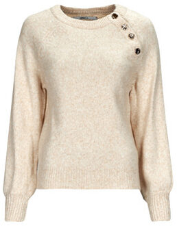 Only Round-neck Knitwear Only , Beige , Dames - L,M,S,Xs