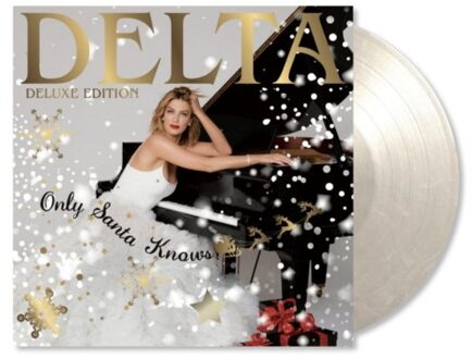 Only Santa Knows Deluxe Edition -Snowy White Marbled Vinyl- - Delta Goodrem