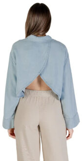 Only Shirts women shirt - maat S Lichtblauw