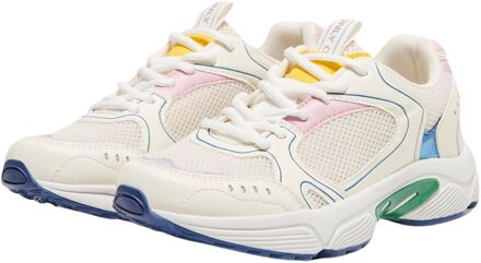 Only Soko-3 Sneakers Dames wit - roze - geel - 36