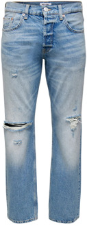 ONLY & SONS 22024067 Slim FIT Jeans Only & Sons , Blue , Heren - W30,W31,W28,W29