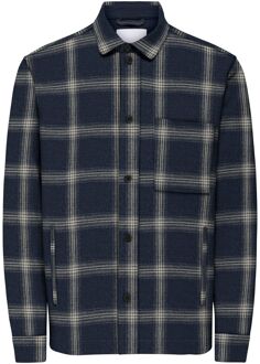ONLY & SONS Aiden Checked Twill Overhemd Heren - XXL