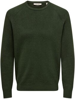 ONLY & SONS Alfi Knit Camp Sweater Heren - L