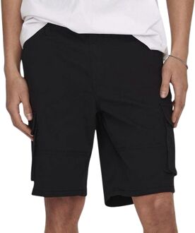 ONLY & SONS Cam Stage Cargo Short Heren zwart - L