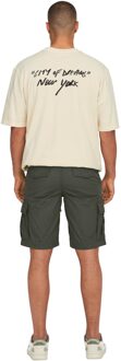 ONLY & SONS Cargoshorts Donkergroen - 2XL