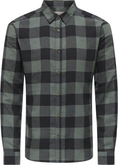 ONLY & SONS Casual Shirt GUDMUND groen - L;M