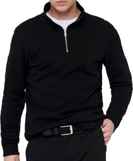ONLY & SONS Ceres Life Half Zip Sweater Heren zwart