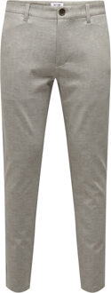 ONLY & SONS Chino MARK licht grijs - 33-L34;28-L32;30-L34;36-L34;36-L32;34-L34;33-L32;32-L34;29-L34;31-L32;31-L34;30-L32;32-L32;31-L30