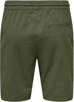 ONLY & SONS chino shorts Donkergroen - XL