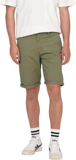 ONLY & SONS Chino Shorts Groen