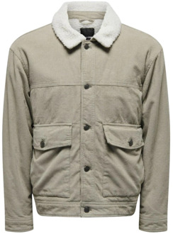 ONLY & SONS Corduroy Mix Herenjas Only & Sons , Gray , Heren - 2Xl,Xl,L