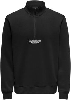 ONLY & SONS Curated Half Zip Sweater Heren - XL