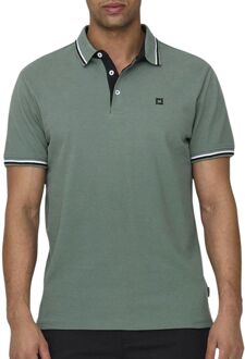 ONLY & SONS Fletcher Polo Heren donkergroen - M