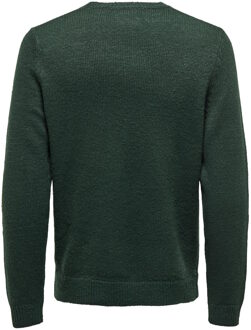 ONLY & SONS gebreide trui Donkergroen