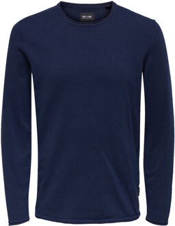 ONLY & SONS gebreide trui - maat Blauw