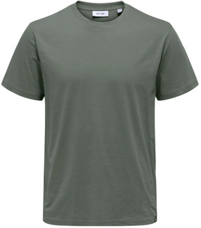 ONLY & SONS Gewoon T-shirt Only & Sons , Gray , Dames - 2Xl,Xl,L,M,S