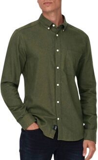 ONLY & SONS Gudmund Overhemd Lange Mouw Only & Sons , Green , Heren - 2Xl,Xl,L,M,S