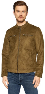 ONLY & SONS Jack ONSWILLOW FAKE SUEDE JACKET OTW 22021446 Cognac - M