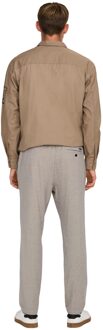 ONLY & SONS joggingbroek Lichtgrijs