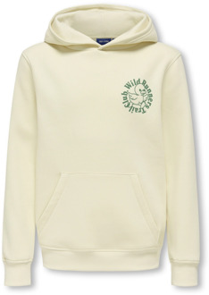 ONLY & SONS jongens hoodie Ecru - 170-176