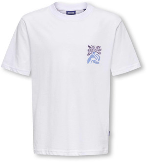 ONLY & SONS jongens t-shirt Wit - 146-152