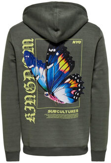 ONLY & SONS Keane hoodie Grijs - XL