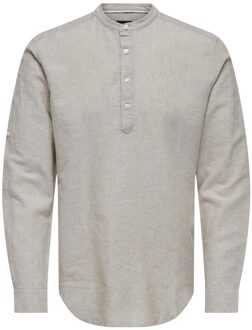 ONLY & SONS Kleding Onscaiden LS Shirt by Only & Sons Beige - M