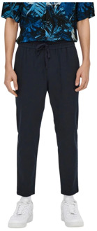 ONLY & SONS Linus Crop Lin broek Only & Sons , Blue , Heren