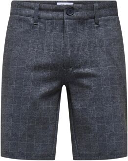 ONLY & SONS Mark Check Short Heren donkerblauw - L