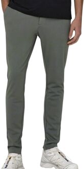 ONLY & SONS Mark Slim Chino Heren donker grijs - W29L32