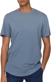 ONLY & SONS Matt Life Longy Shirt Heren blauw - XL