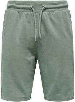 ONLY & SONS Neil Life Joggingshort Heren groen