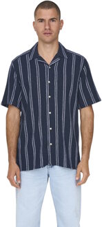 ONLY & SONS Nur & Söhne overhemd Blauw - 2XL