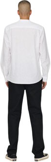 ONLY & SONS Onscaiden life ls solid linen mao n - Wit
