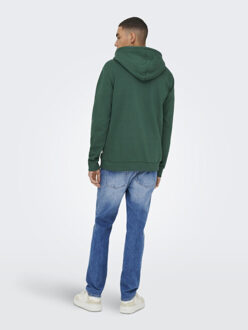 ONLY & SONS Onsceres kenny reg ls hoodie sweat - Groen - XL