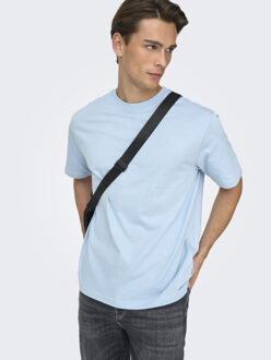 ONLY & SONS onsfred life rlx ss tee noos 22022532 cerulean Blauw - M