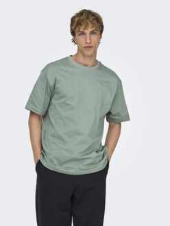 ONLY & SONS onsfred life rlx ss tee noos 22022532 chinois green Groen - XL