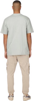 ONLY & SONS onsfred life rlx ss tee noos 22022532 mirage gray - maat S Grijs