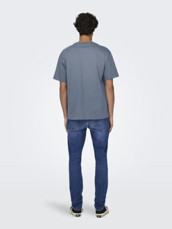 ONLY & SONS Onsfred rlx ss tee noos Blauw