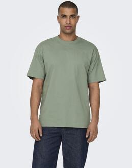 ONLY & SONS Onsfred rlx ss tee noos Groen - L