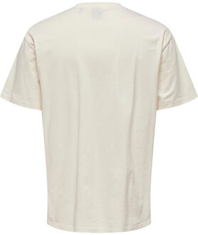 ONLY & SONS Onsfred rlx ss tee noos Wit - XL