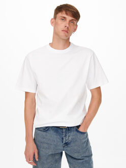 ONLY & SONS Onsfred rlx ss tee noos Wit