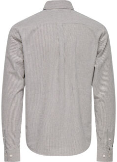 ONLY & SONS onsgaton reg ls shirt 0360 frml 22034511 nights Blauw - XL