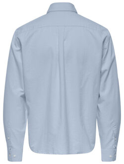 ONLY & SONS Onsgaton reg ls shirt 0360 frml licht Blauw - XL